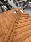 大阪府池田市T様邸にて地震の被害で雨漏りのあった屋根工事を行いました