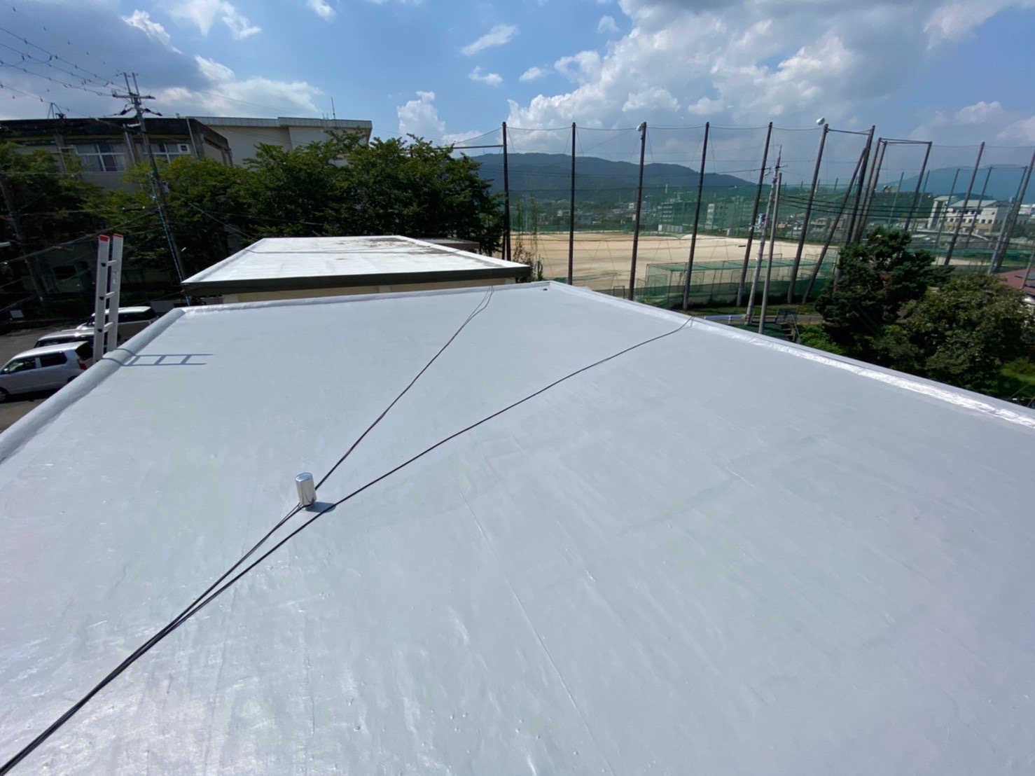 東大阪市中石切で陸屋根の防水工事についての事例紹介