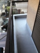 大阪市住之江区西加賀屋でベランダ防水工事を実施しました