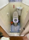 大津市でトイレ床上張り便器タンクウォシュレット交換リフォームを実施