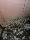 茨木市で浴室土間タイルの張り替え工事を実施しました