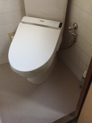 京都市左京区でトイレの雨漏りでトイレリフォームを実施しました