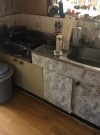 滋賀県草津市でキッチンの交換と床張り替えを実施しました