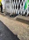 神戸市須磨区で外構ガレージコンクリート打設、縁石切り下げ工事を実施しました