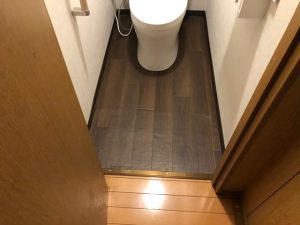 大阪府吹田市でトイレ便器タンク、ウォシュレット交換内装トイレリフォーム