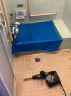 京都府八幡市で LIXIL プレイン50  浴室タイル張替工事・コーキング補修