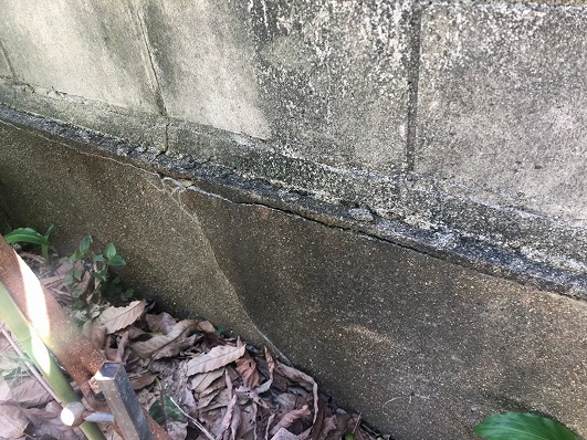 外構クラック