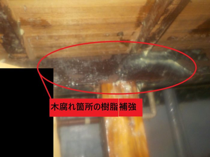 木腐れ樹脂補強