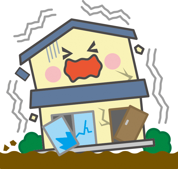 地震 イラスト