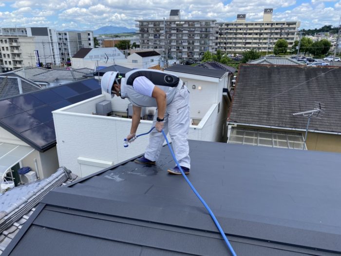 屋根流水テスト