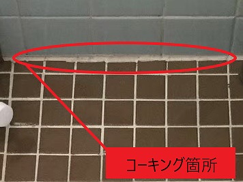 コーキング箇所