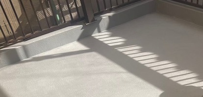 ベランダ防水完了