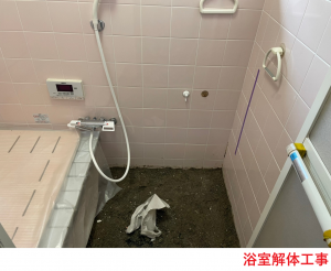 浴室解体工事