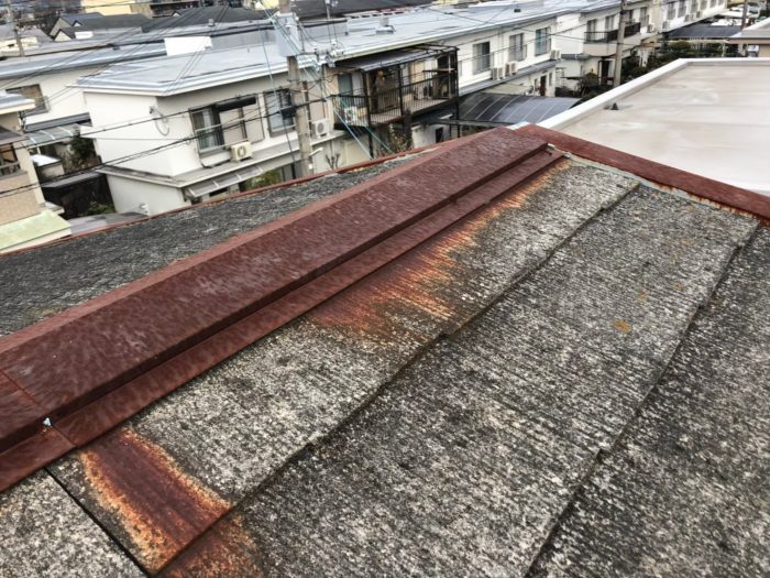 棟板金の劣化