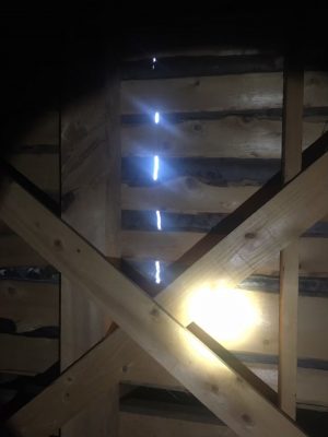 外壁劣化箇所 内部の様子