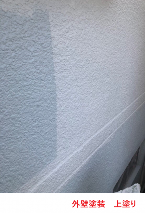 外壁塗装 上塗り2
