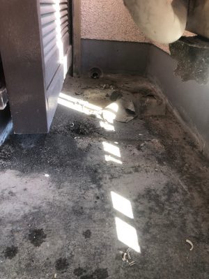 ベランダ防水　施工前3