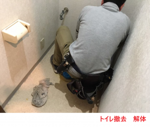 トイレ撤去 解体