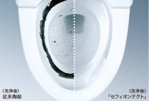 汚れが付きにくい