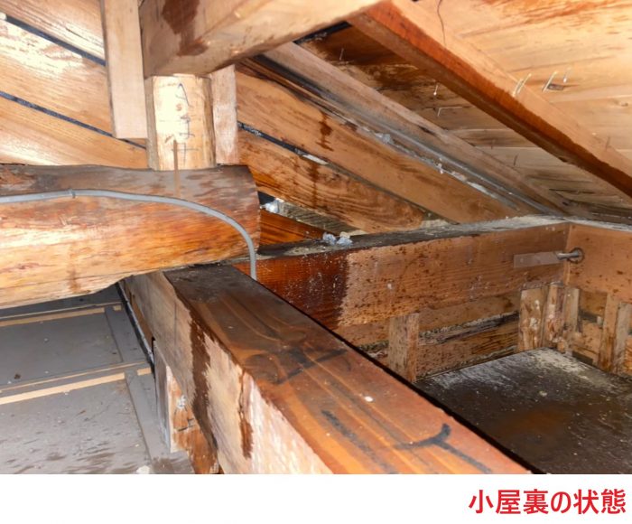 小屋裏の状態 (2)