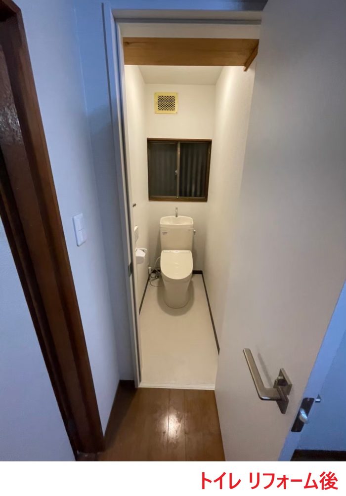 トイレリフォーム後