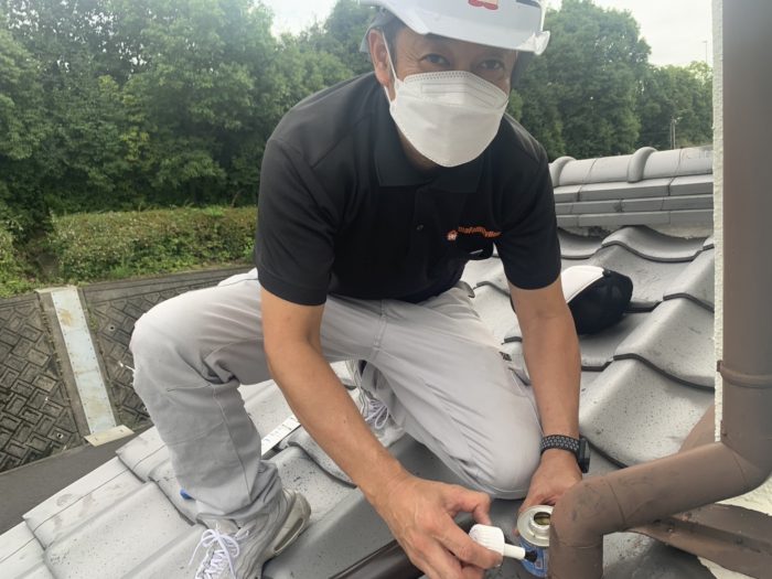 雨樋の外れのアフターサポート