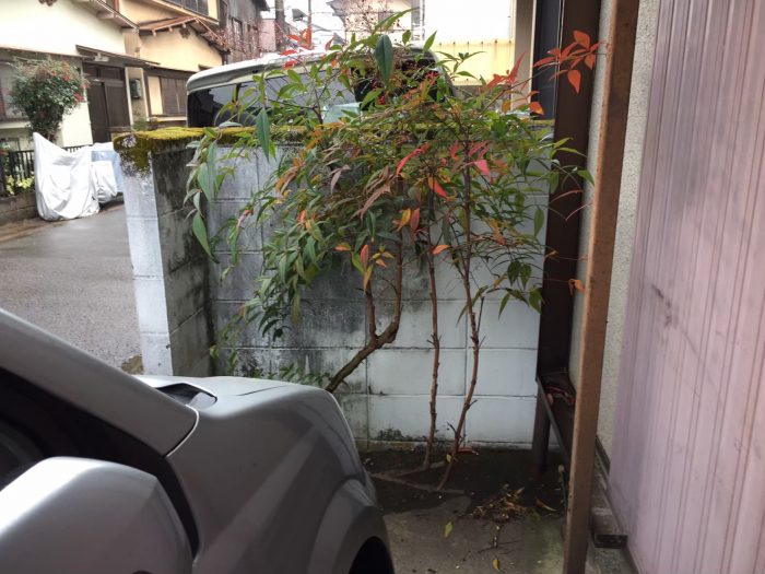 滋賀県栗東市 ブロック擁壁フェンス交換工事