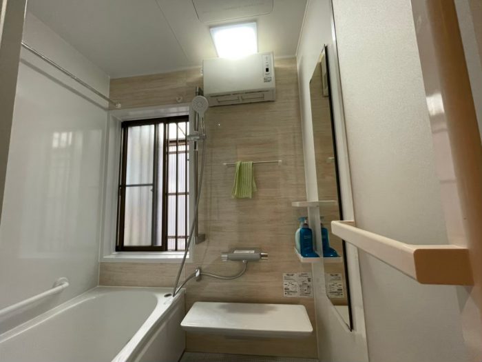 在来の浴室をToToサザナへリフォーム工事を実施