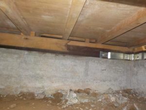 京都市伏見区で基礎のひび割れで基礎繊維貼付補強工事