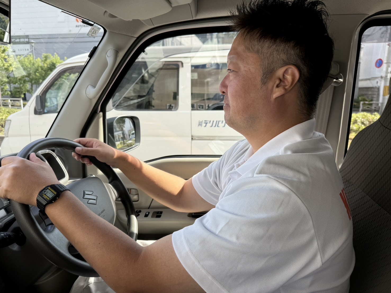 現場調査に向かいます