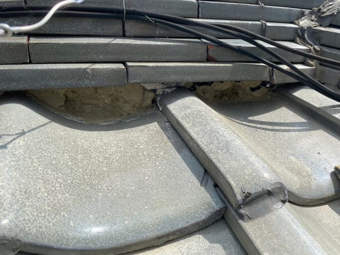 O様邸　漆喰詰め直し工事