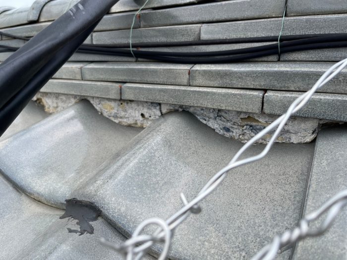 O様邸　漆喰詰め直し工事