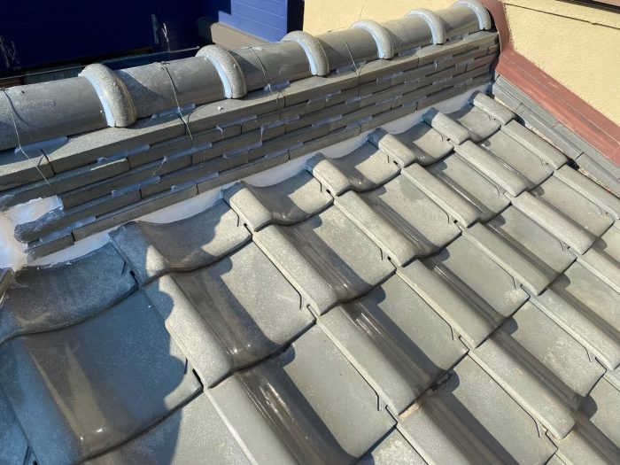 O様邸　漆喰詰め直し工事