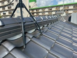 漆喰詰め直し工事 (2)