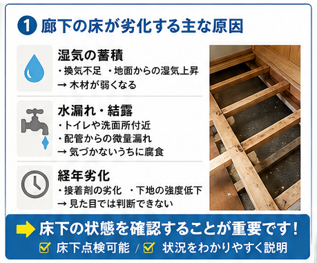 フローリング 劣化1