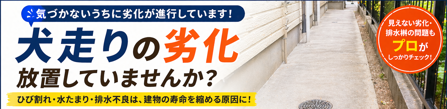 犬走り 排水 CTA